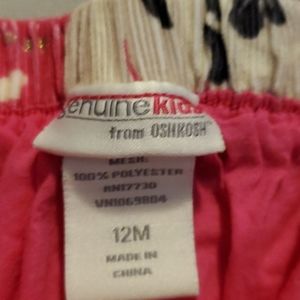 Genuine Kids 12M pink lined skirt